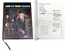 Lon of 1000 Faces - Autographed First Edition Book w. Dab of Lon Chaney's Owned Makeup