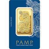 PAMP Suisse 100 Gram Gold Bar - Fortuna Design