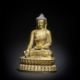 Gilt-bronze figure of Shakyamuni Buddha, £806,700. Image courtesy of Bonhams